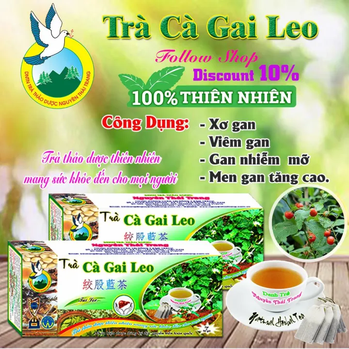 ハーブティー Solanum trilobatum 10袋セット (50枚 x 2g) ティーバッグ Tra Thao Duoc Nguyen Thai Trang