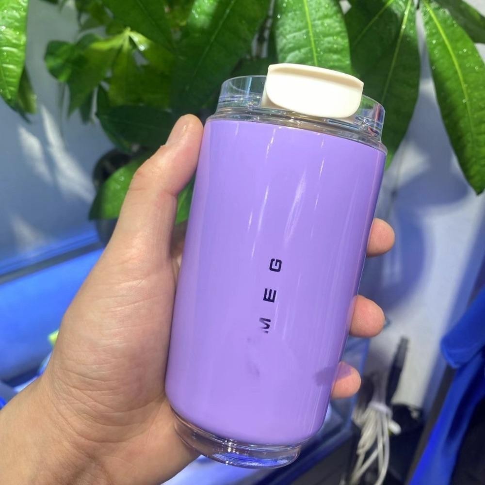 CONOPERY サーモス 携帯用二重構造 ステンレス製保温保冷水筒 240ml パープル