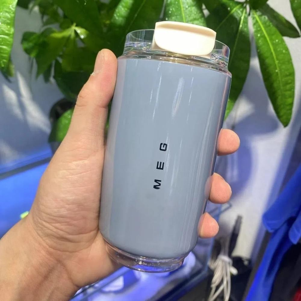 CONOPERY サーモスマグカップ 真空断熱 携帯用保温保冷タンブラー 240ml グレー
