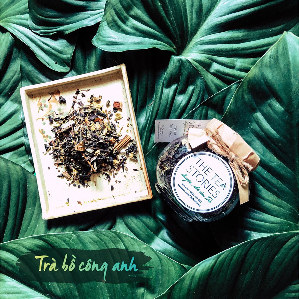 冷たくて眠りやすいタンポポ茶 - The Tea Stories Flower Tea - 小さなガラス瓶