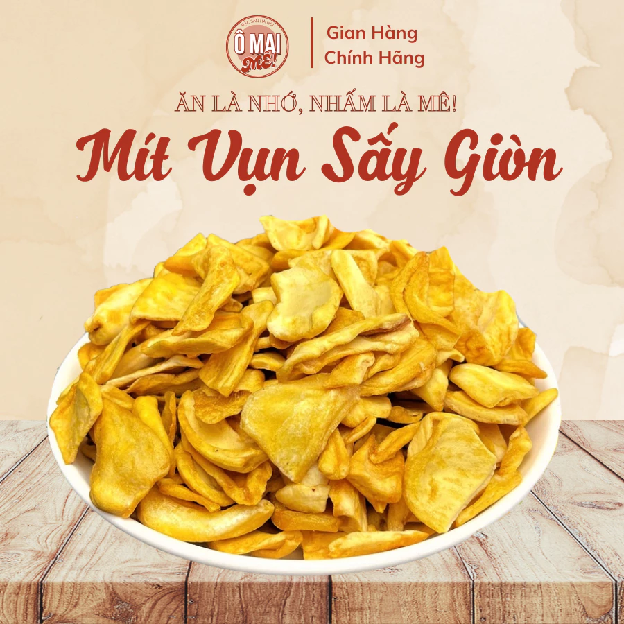 『Ô MAI MÊ』サクサク美味しい！割れジャックフルーツチップス（小片）200g