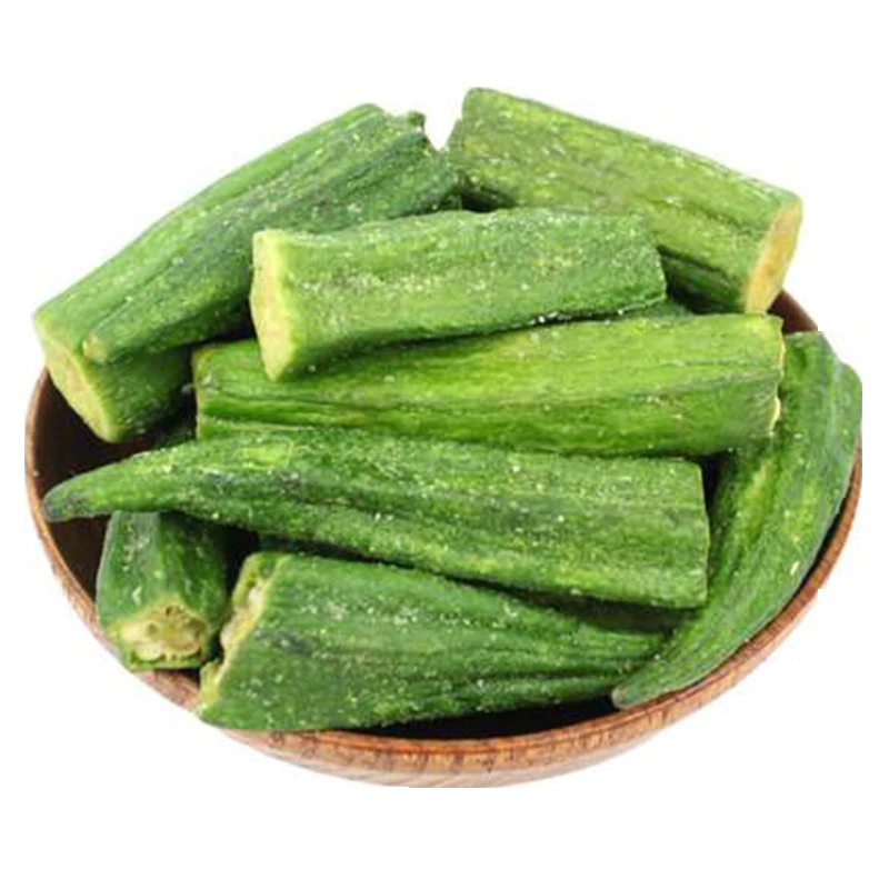 【無添加・サクサク食感】即席ヘルシーオクラチップス 250g ジップ袋入り