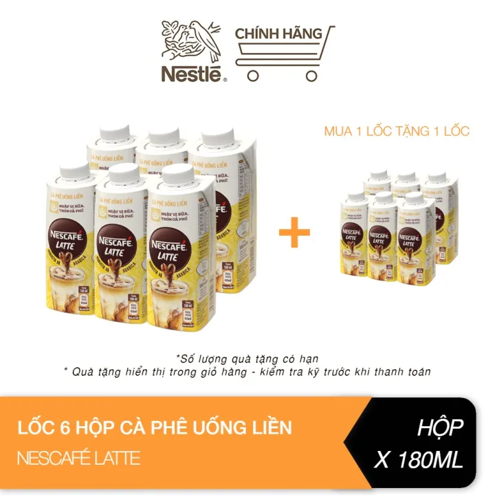 インスタントコーヒー ラテ 6本セット(各180ml) NESCAFÉ