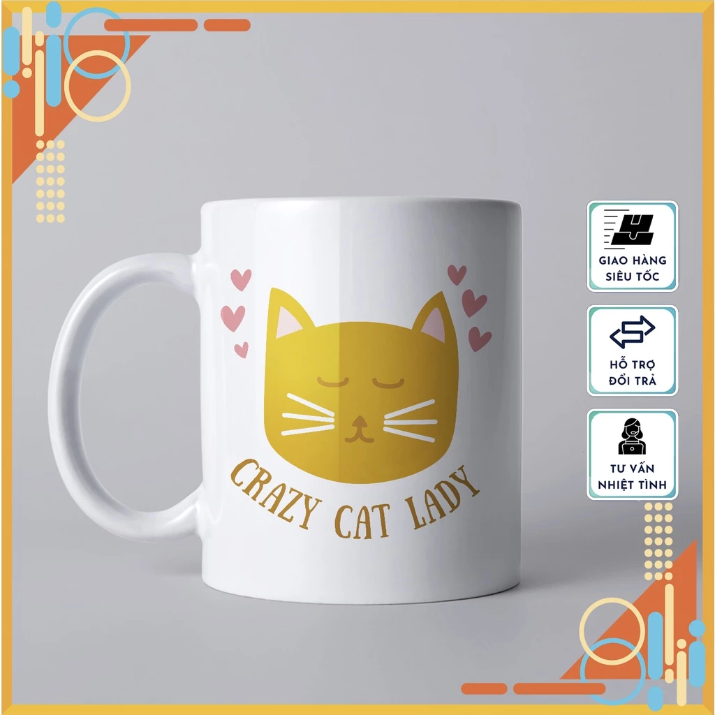 可愛い猫デザイン!高級セラミックマグカップ 330ml - 日常使い&ギフト