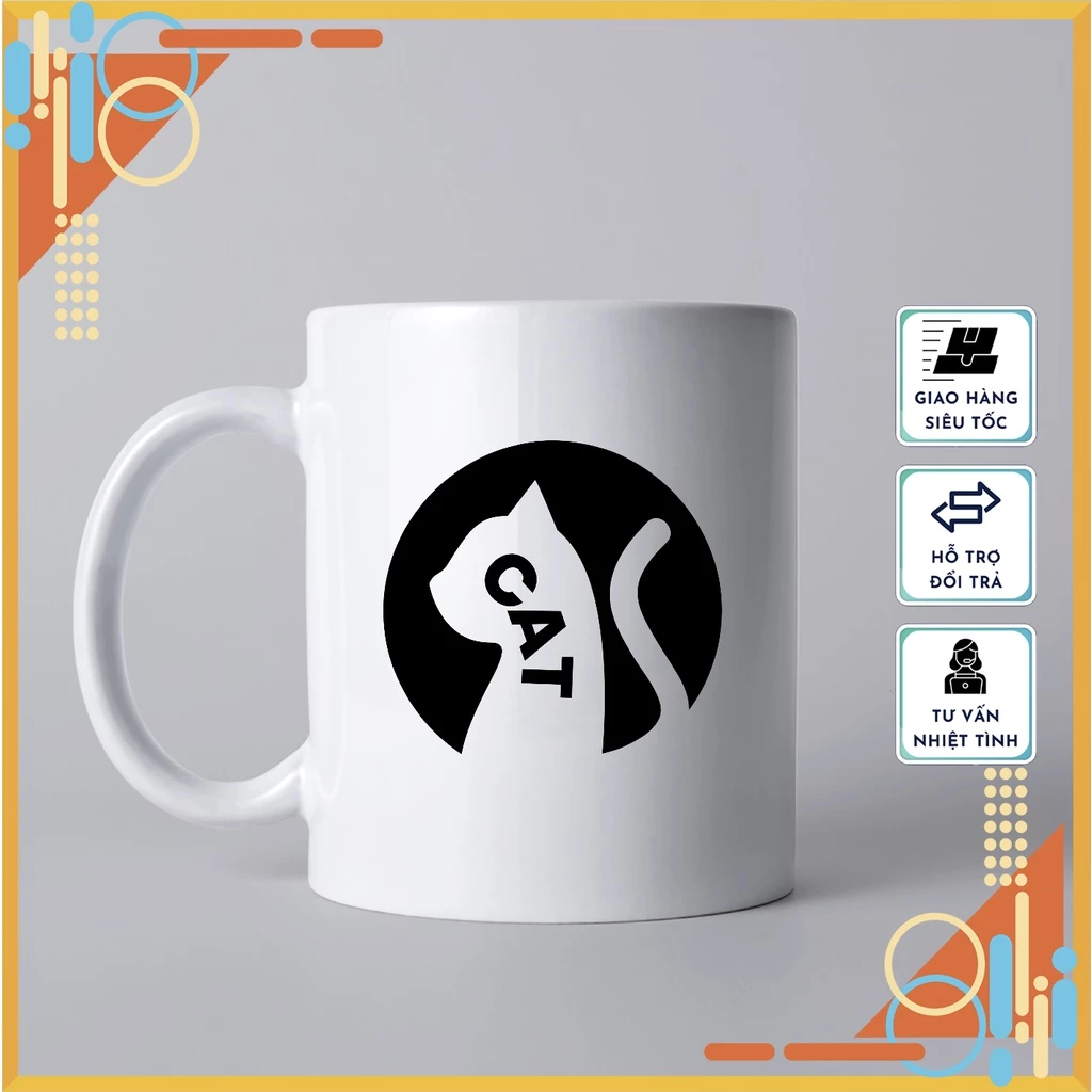 猫好き必見!キュートな猫柄セラミックマグカップ 330ml - 毎日を彩る上質ギフト