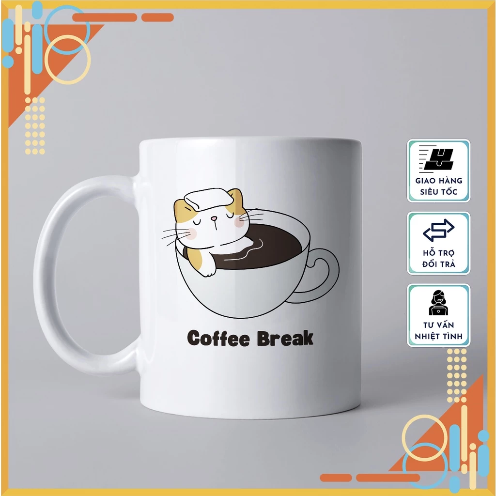 猫柄セラミックマグカップ【Mẫu họa tiết 17】可愛い高品質ギフト、毎日使えるデザインカップ