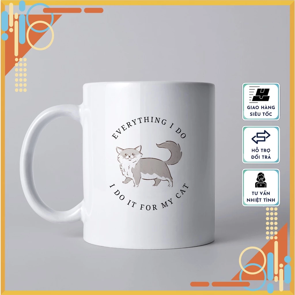 可愛い猫柄セラミックマグカップ - 普段使い＆高級ギフトに最適、癒しのティータイムを