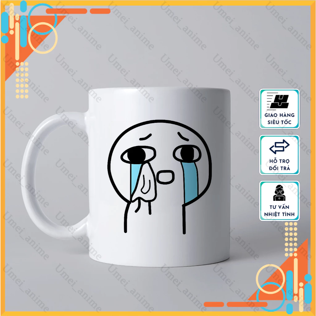 可愛い『トロック・トラン』イラスト入りセラミックマグカップ 09 - 毎日使えるパーソナライズギフト