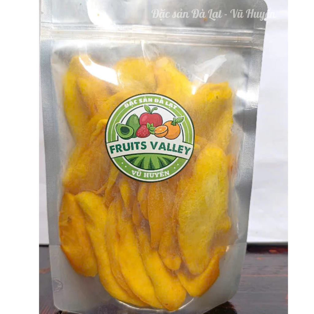 【ダラット特産】塩唐辛子マンゴーソフトドライ 250g - 厚切り・低繊維、自然な甘酸っぱさ
