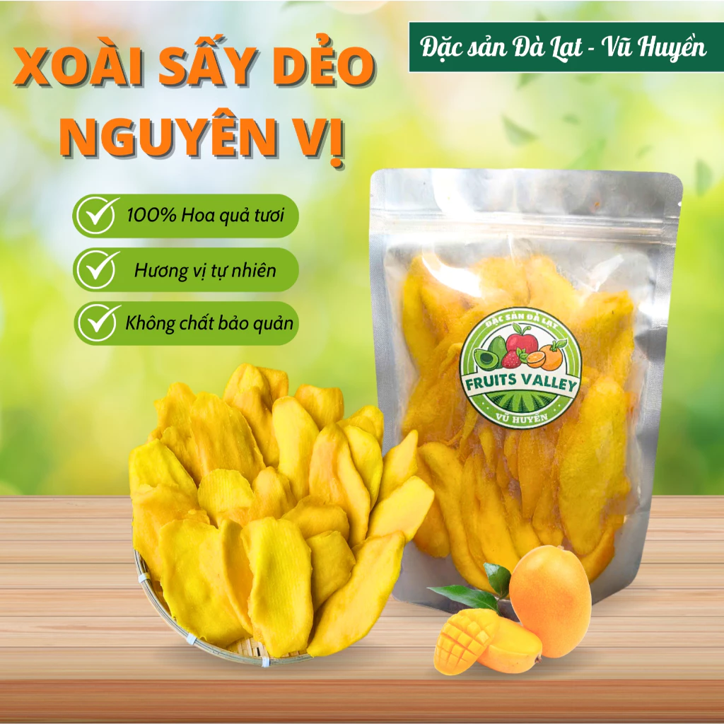 ダラット特産 肉厚マンゴー ドライフルーツ 塩唐辛子風味 500g ジップパック 自然派 スパイシー甘酸っぱい