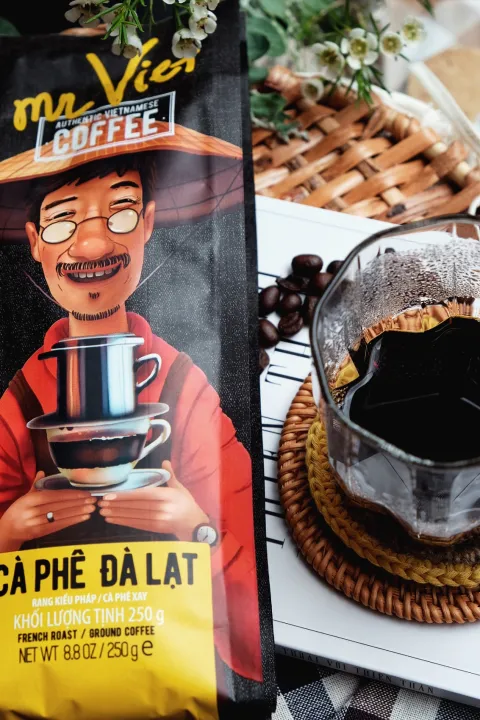 Mr.Viet ダラット(CA PHE DA LAT) 100%アラビカコーヒー キャラメル&バニラの香り 250g パウダー
