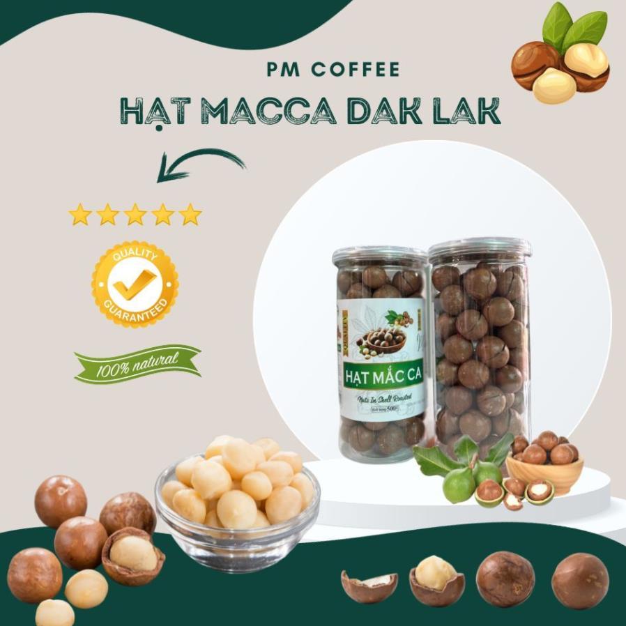 Dak Lak ひび割れマカダミア ナッツ、栄養価の高いマッカ ナッツ - 500Gr