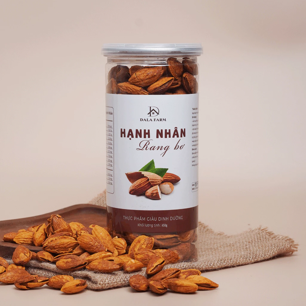 DALA アメリカ産 薄皮ローストバターアーモンド 450g