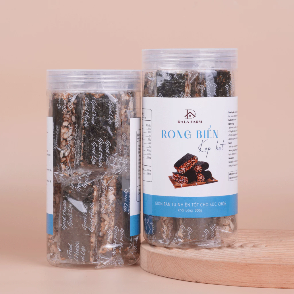 DALA 栄養ナッツサンド海苔 250g - パリパリ食感のヴィーガンヘルシースナック