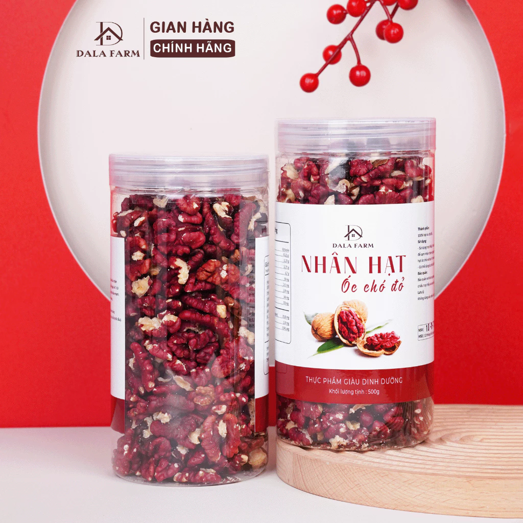 DALA アメリカ産 レッドウォルナット (赤くるみ) 500g | 100%輸入 無添加ナッツ