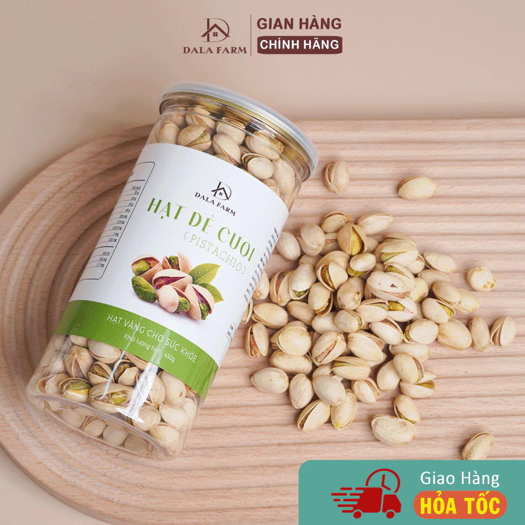 DALA 無漂白アメリカ産ピスタチオ 塩味 450g