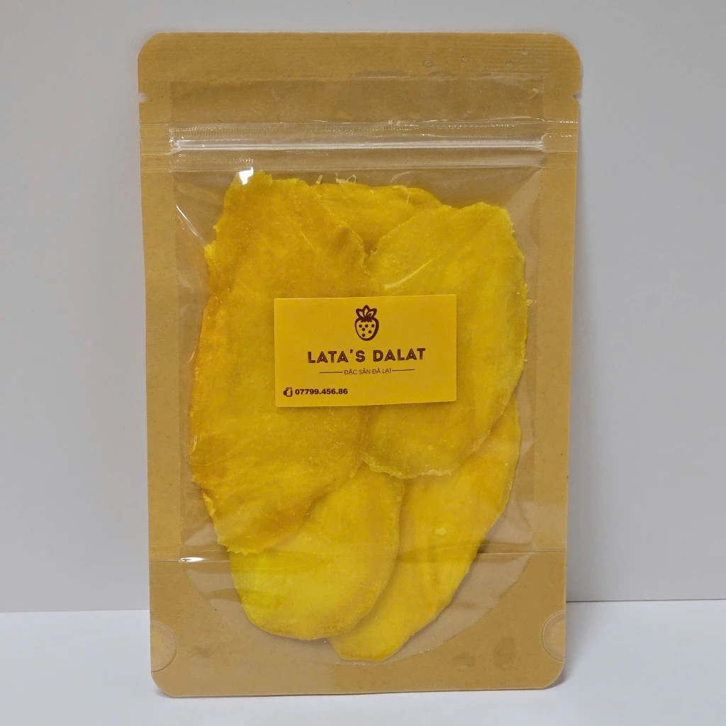 ダラット産ソフトドライマンゴー（甘酸っぱい）ジップ袋 80g