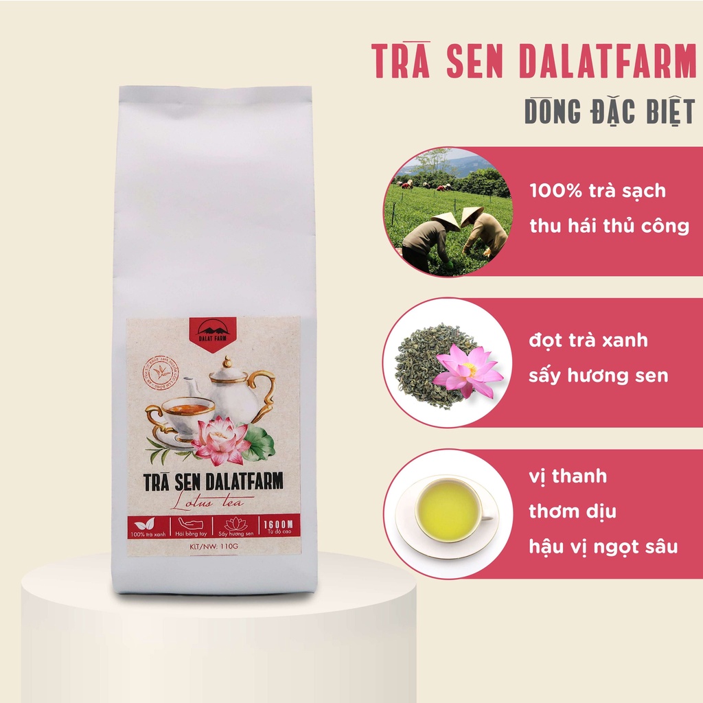 ハス茶 茶葉 110g Dalat Farm