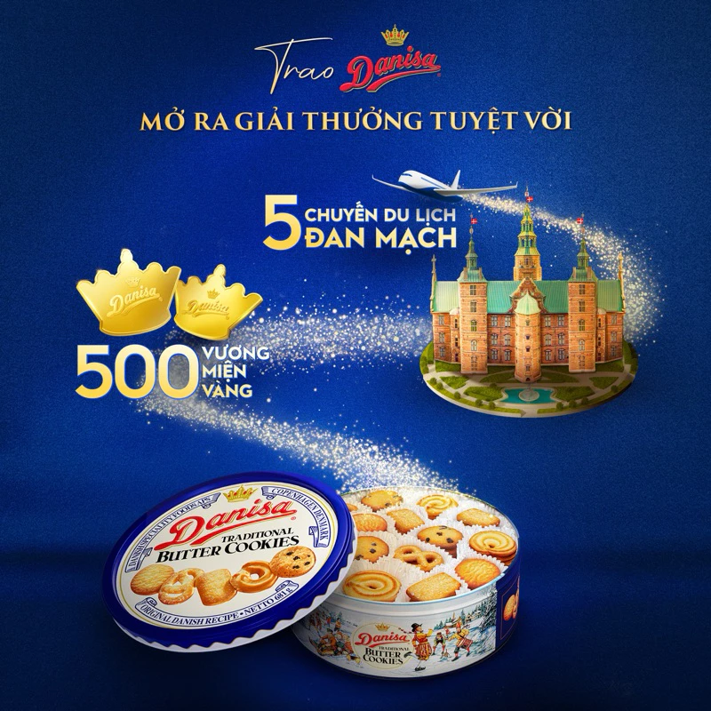 ダニサ プレミアムバタークッキー 454g デンマーク王室御用達