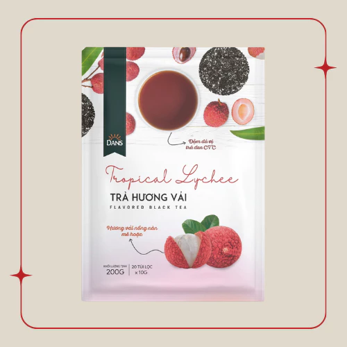 DANS 南国ライチの香り高い紅茶ティーバッグ 20袋入