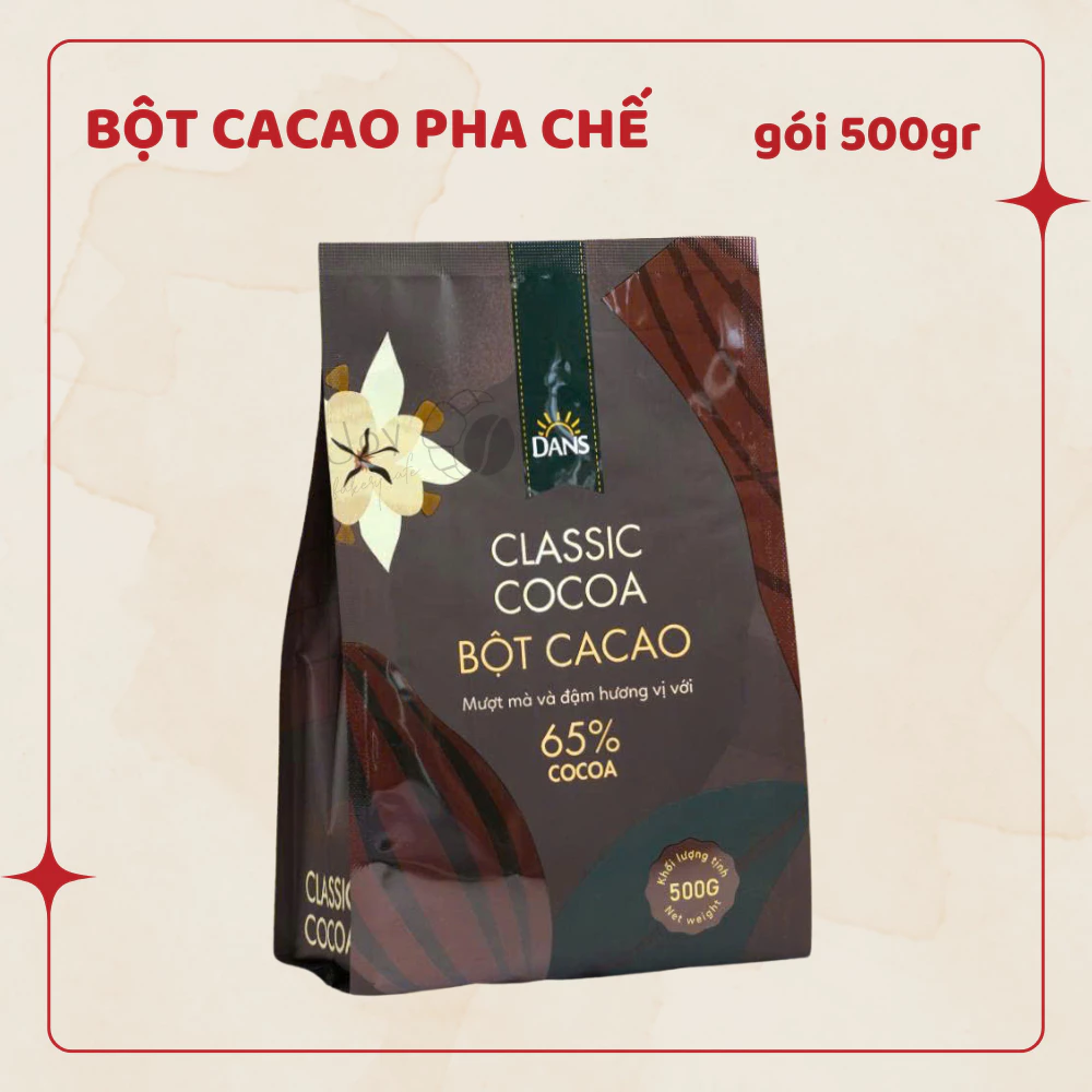 DANS クラシックカカオパウダー 65%ココア 500g - 濃厚、なめらか、プロの味