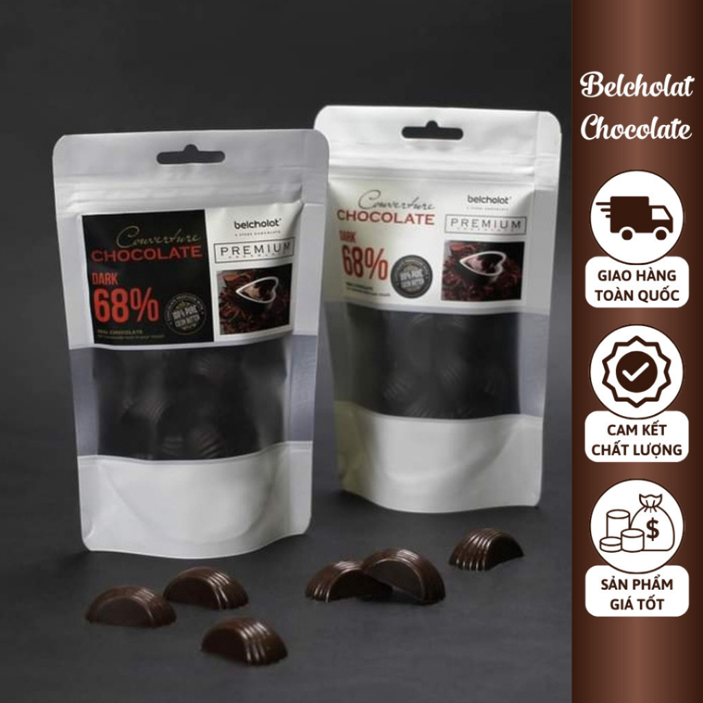 クーベルチュール ダークチョコレート 68%カカオ 150g/270g Belcholat