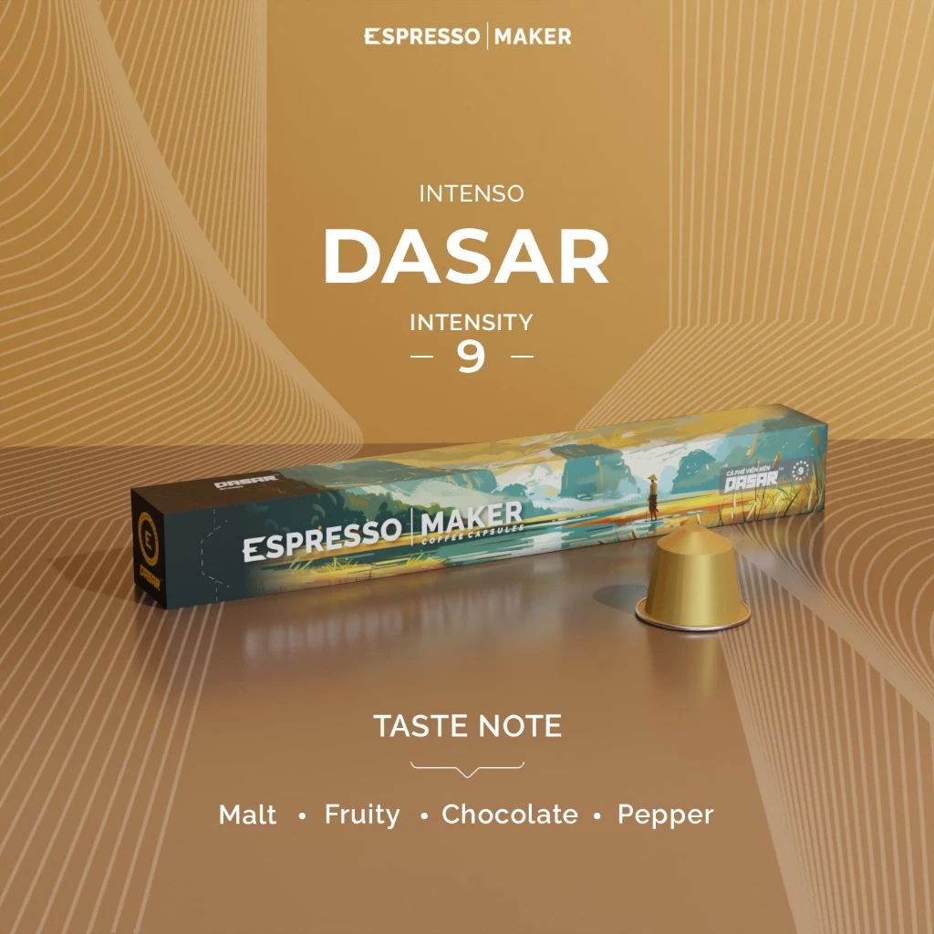 エスプレッソメーカー「Dasar」カプセルコーヒー (ネスプレッソ互換)