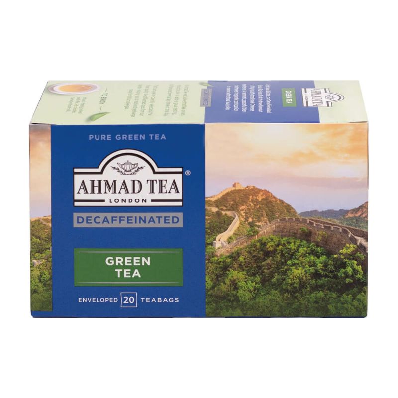 グリーンティー カフェインレス ティーバッグ 20袋(40g) Ahmad Natural Benefit