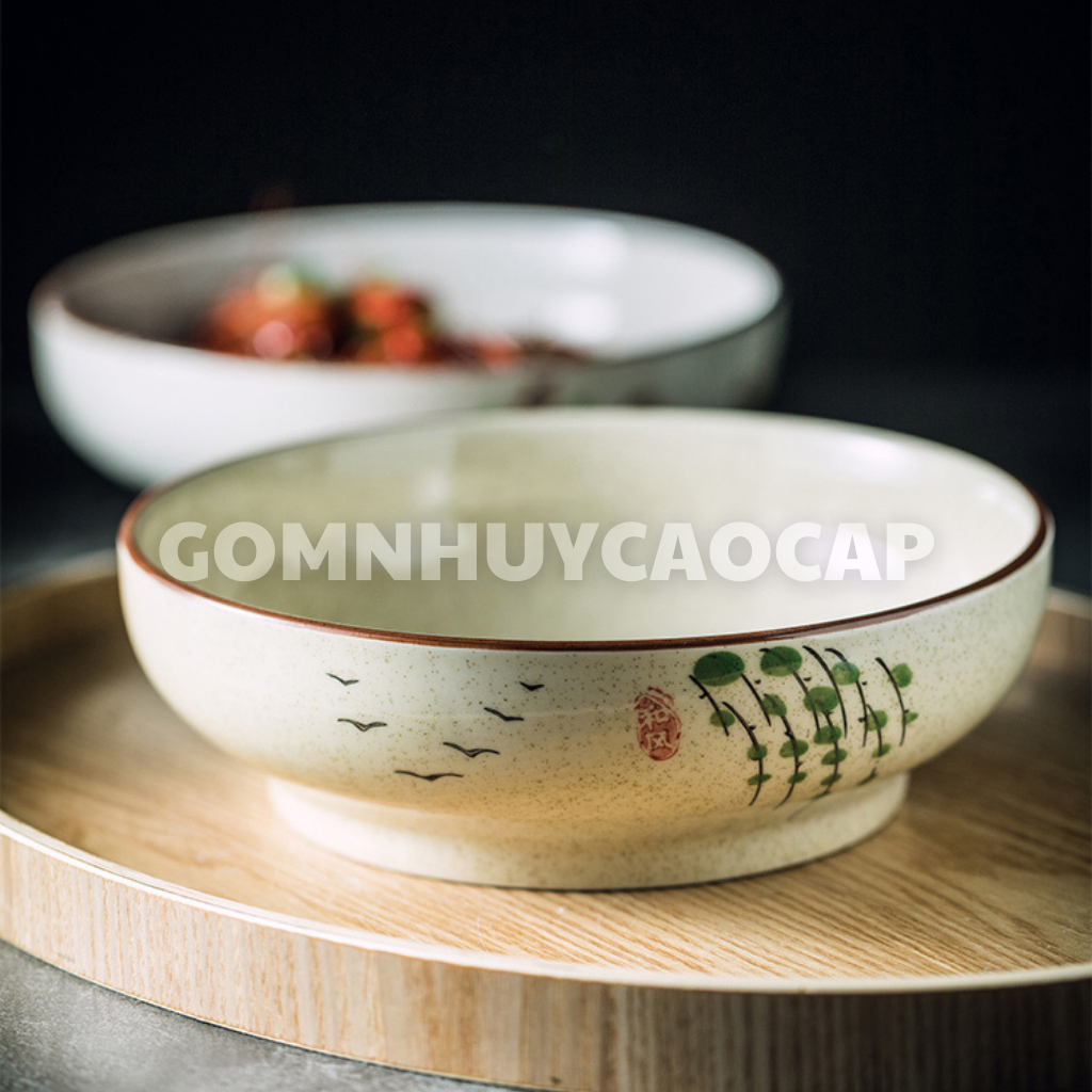 Decor Như Ý ティエウコ コレクション ボウル 滑らか高級釉薬 23cm Decor Như Ý