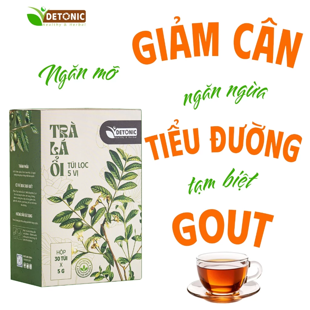 DETONIC グアバ葉ダイエットティー 痩身・糖質・脂質・痛風ケアに