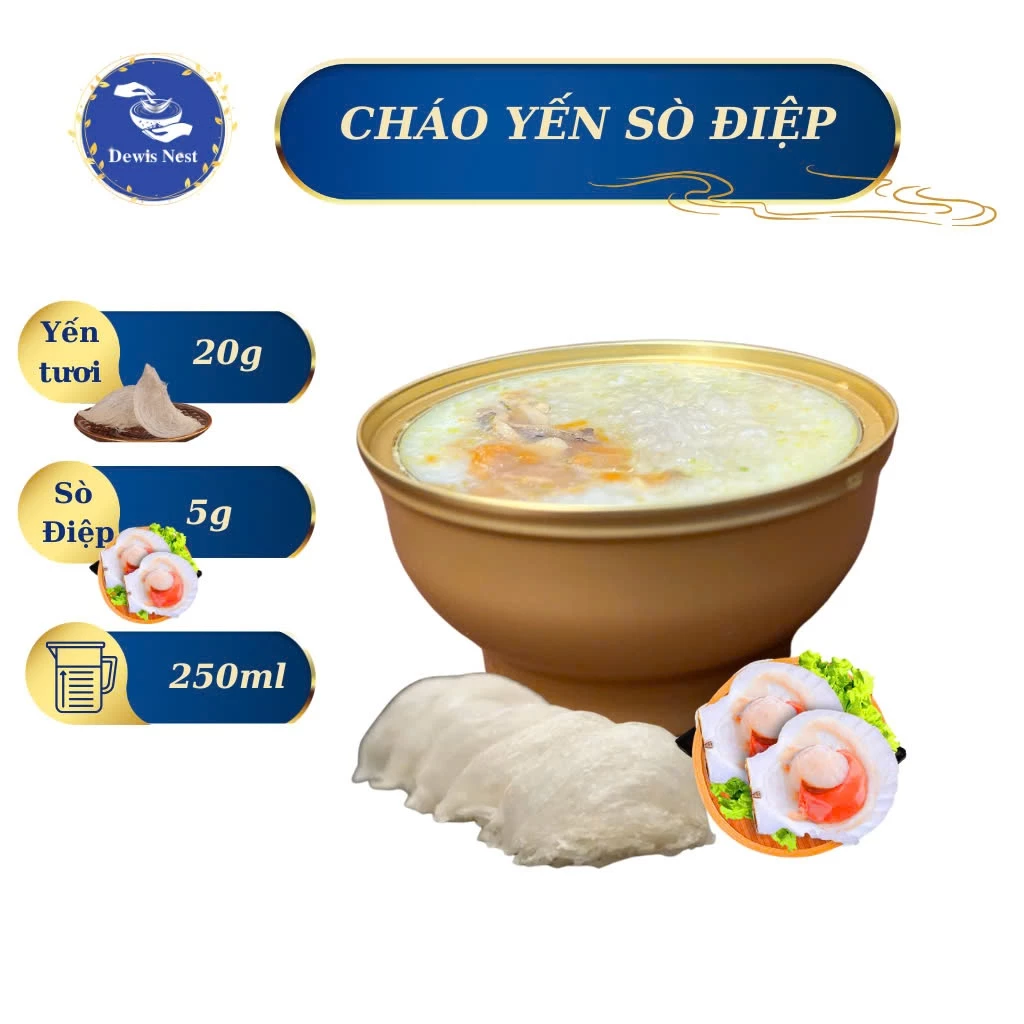 Dewis Nest フリーズドライ ホタテ風味 燕の巣栄養粥 100%純粋・高栄養・手軽