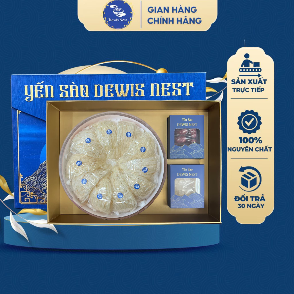 DEWIS NEST カインホア産100%純粋 厳選燕の巣（原形・毛除去済み）50g/100g – 足と腹部繊維を保持