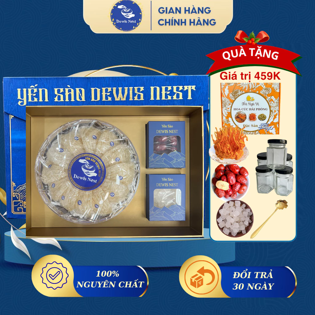 【459K相当ギフトセット付】Dewis Nest カインホア産 精製ツバメの巣 長繊維 100g