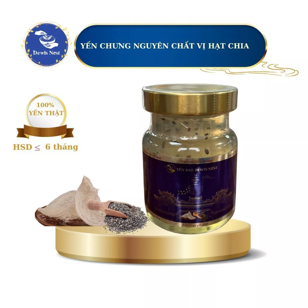 Dewis Nest 最高級燕の巣ドリンク 70ml 純粋繊維使用！選べる4種：冬虫夏草、チアシード、氷砂糖、生姜