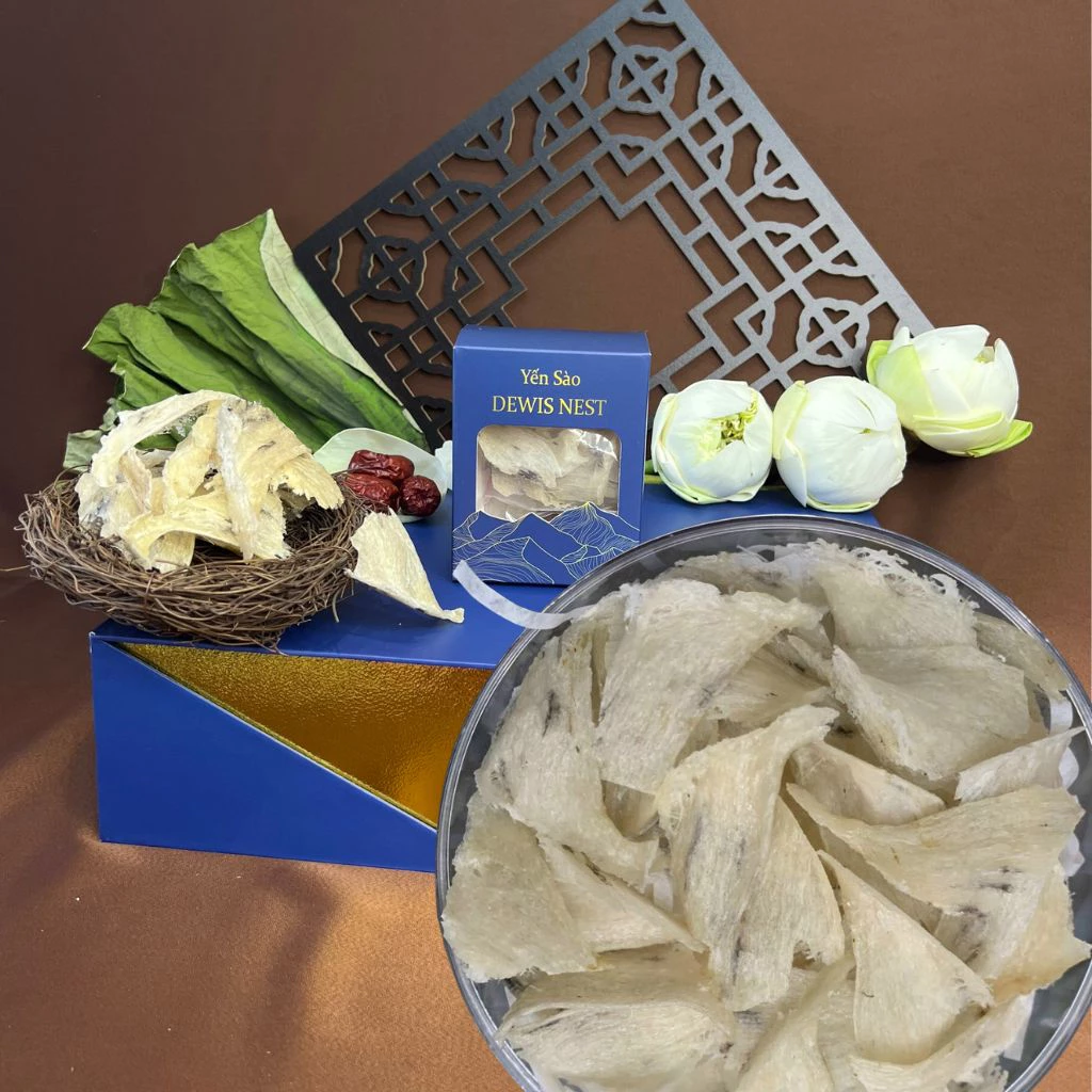 デウィスネスト 原形燕の巣の足 25g, 50g, 100g | 100%純粋、羽が少なく、香り高く、サクサクもちもち、膨らむ