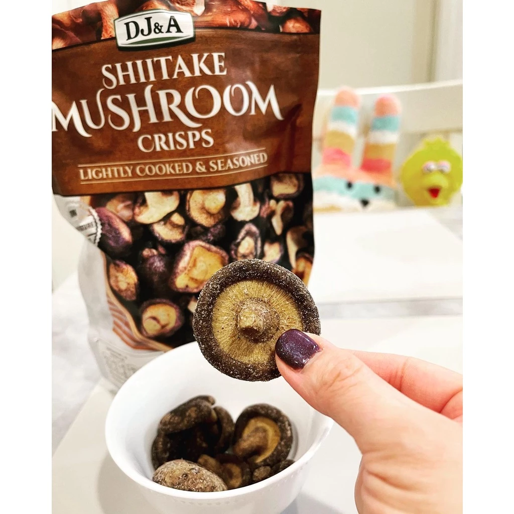 DJ&A オーストラリア産しいたけクリスプ - ヘルシーおやつ、オフィスにも最適、お子様のお菓子代わりにも！