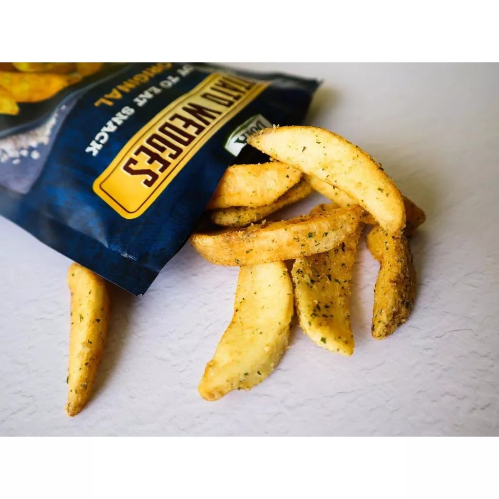 DJ&A 低脂肪ポテトウェッジ 伝統風味 100g【ヴィーガン・ダイエット向けヘルシースナック】