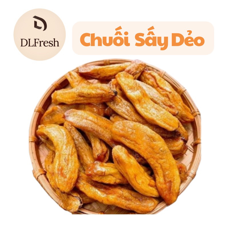 DLFreshの乾燥したバナナ（無糖・天然味）
