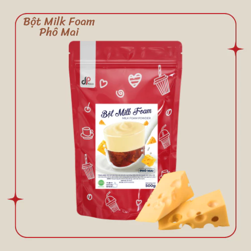 DPFood チーズミルクフォームパウダー 500g - 濃厚クリーミー