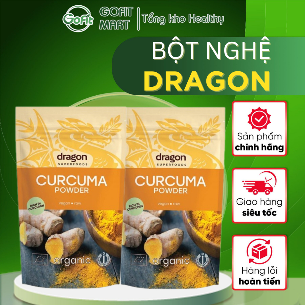 Dragon Superfoods オーガニック ターメリックパウダー 純粋 無添加 150g