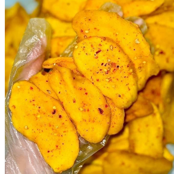 Túi 200gram Xoài sấy dẻo muối ớt chua ngọt ăn kiêng ăn healthy ăn vặt