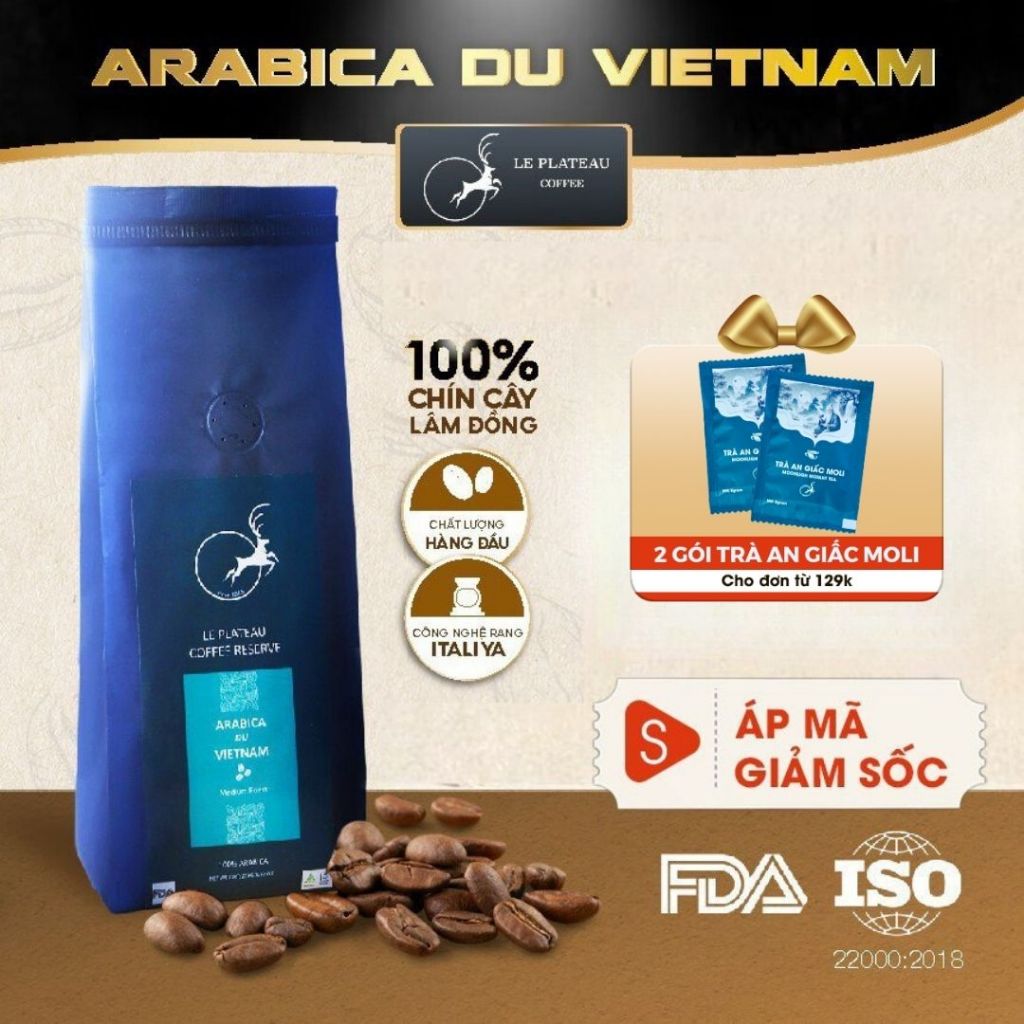 Du VietNam Le Plateau Cà phê Arabica Specialty Coffee 250g 濃厚な香りと味わいで至福のひとときを提供