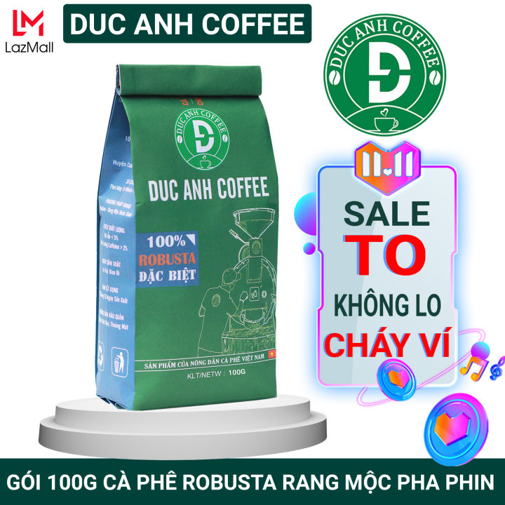 ローストコーヒー 100%ロブスタ種 100g パウダー DUC ANH COFFEE