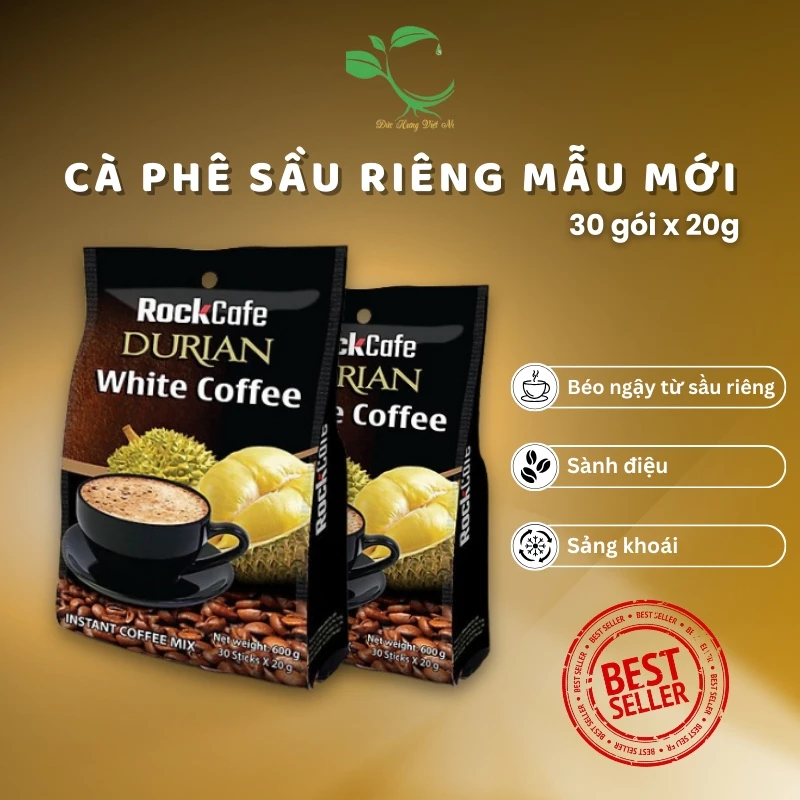 ドリアンコーヒー RockCafe Ruvask ホワイトコーヒー 600g (新モデル) - DURIAN CAFE
