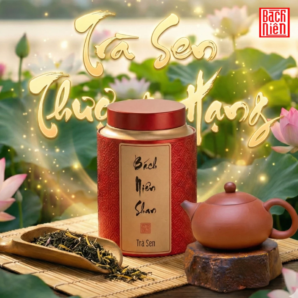 エコファーム 最高級ディン茶ギフトセット 200g (タンクオン特選ディン茶、タイグエン産)