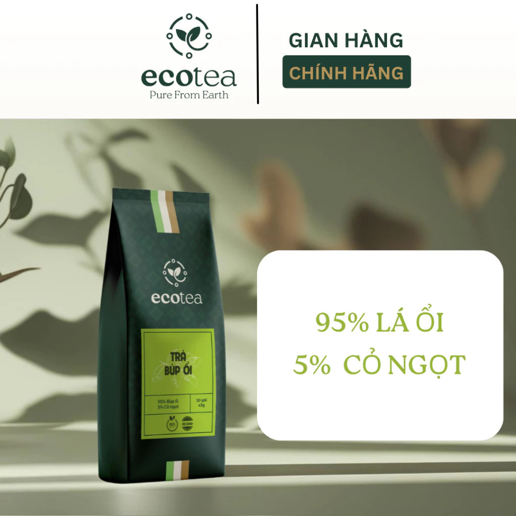 Ecotea グアバ葉茶 デトックス＆ダイエット 血糖値ケアに | 30ティーバッグ x 3g