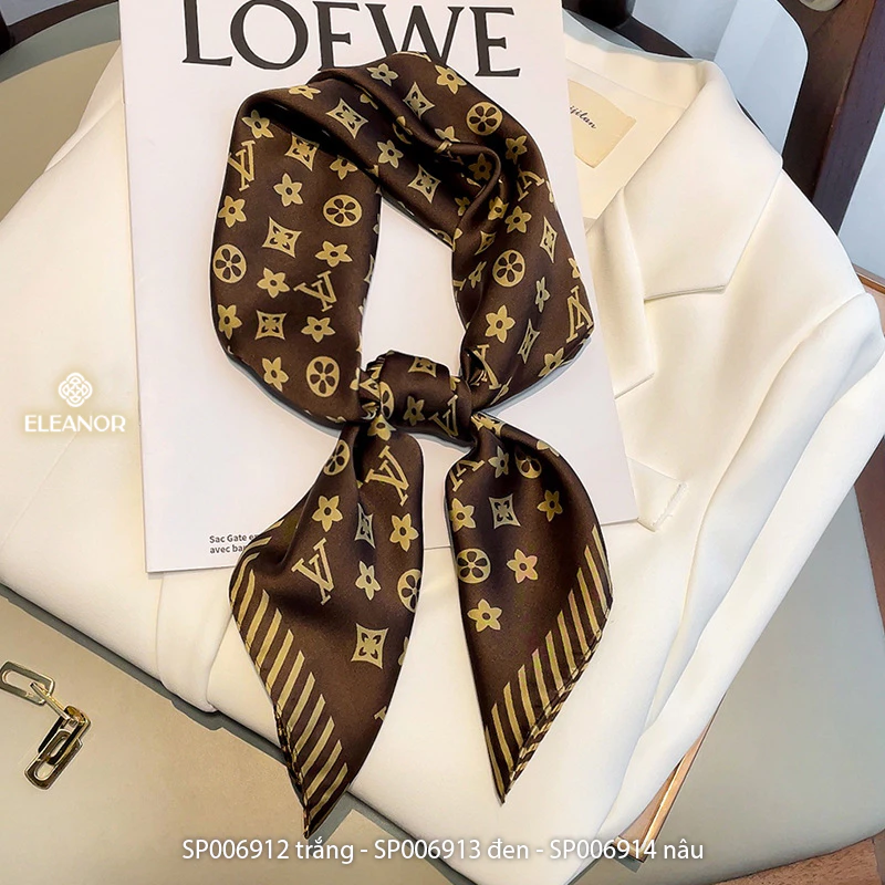 Eleanor Accessories 70x70cm シルクスカーフ バンダナ ターバン ファッション小物 モデル6914