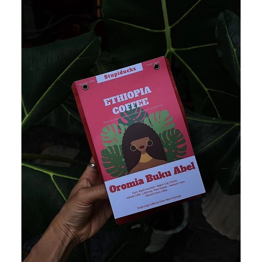 【Stupiducks】エチオピア オロミア ブクアベル G1 ヘアルーム ナチュラル スペシャルティコーヒー豆 150g