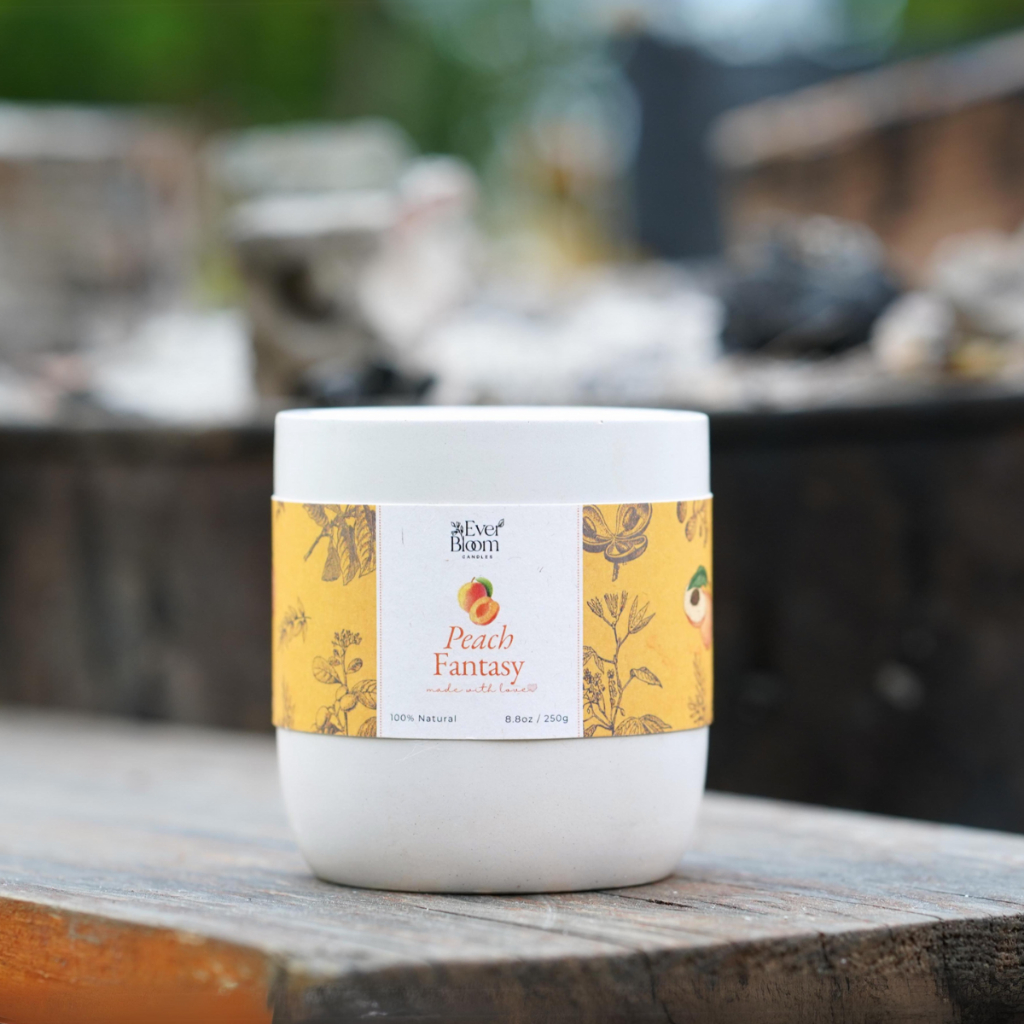 Ever Bloom ピーチファンタジー ソイキャンドル ギフトボックス入り 150g