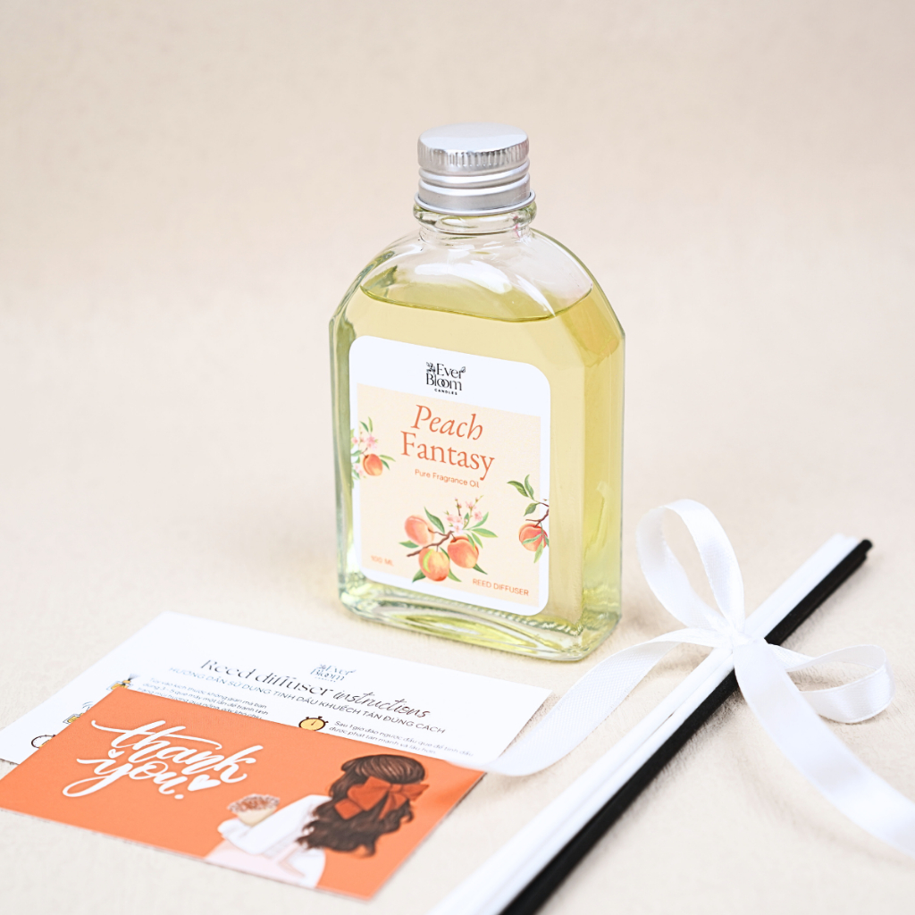 Ever Bloom ピーチファンタジー ルームディフューザー 甘い桃の香り 100ml Ever Bloom